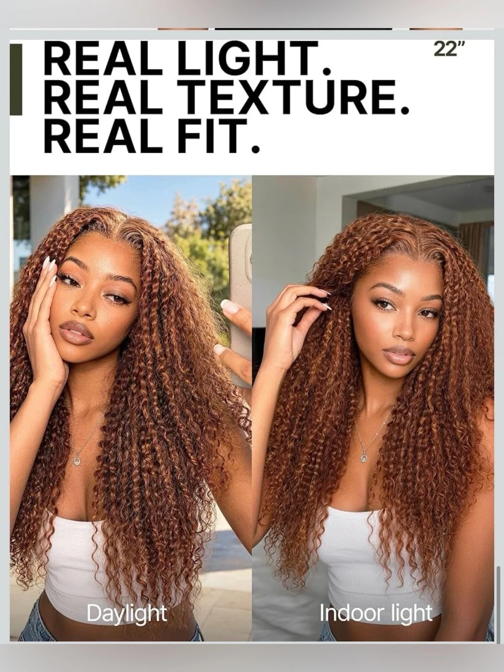 N/A kinky curly